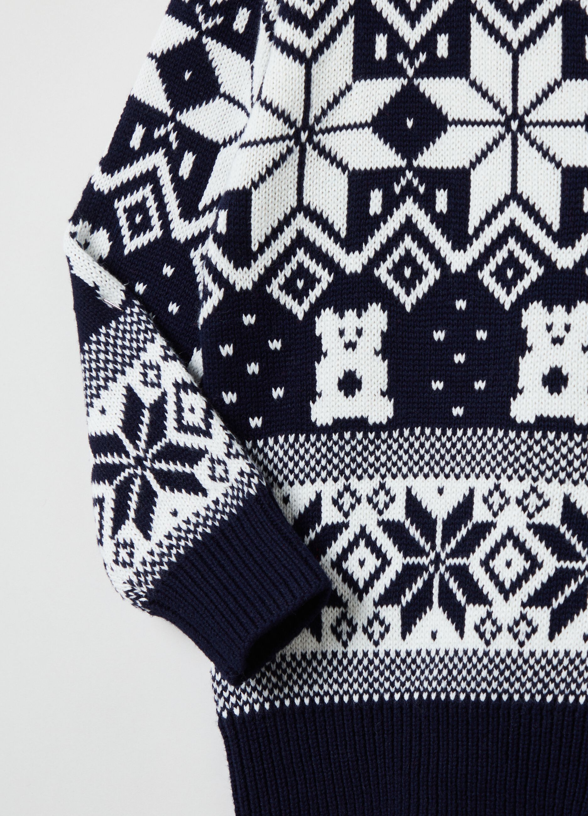 Pullover with Fair Isle design