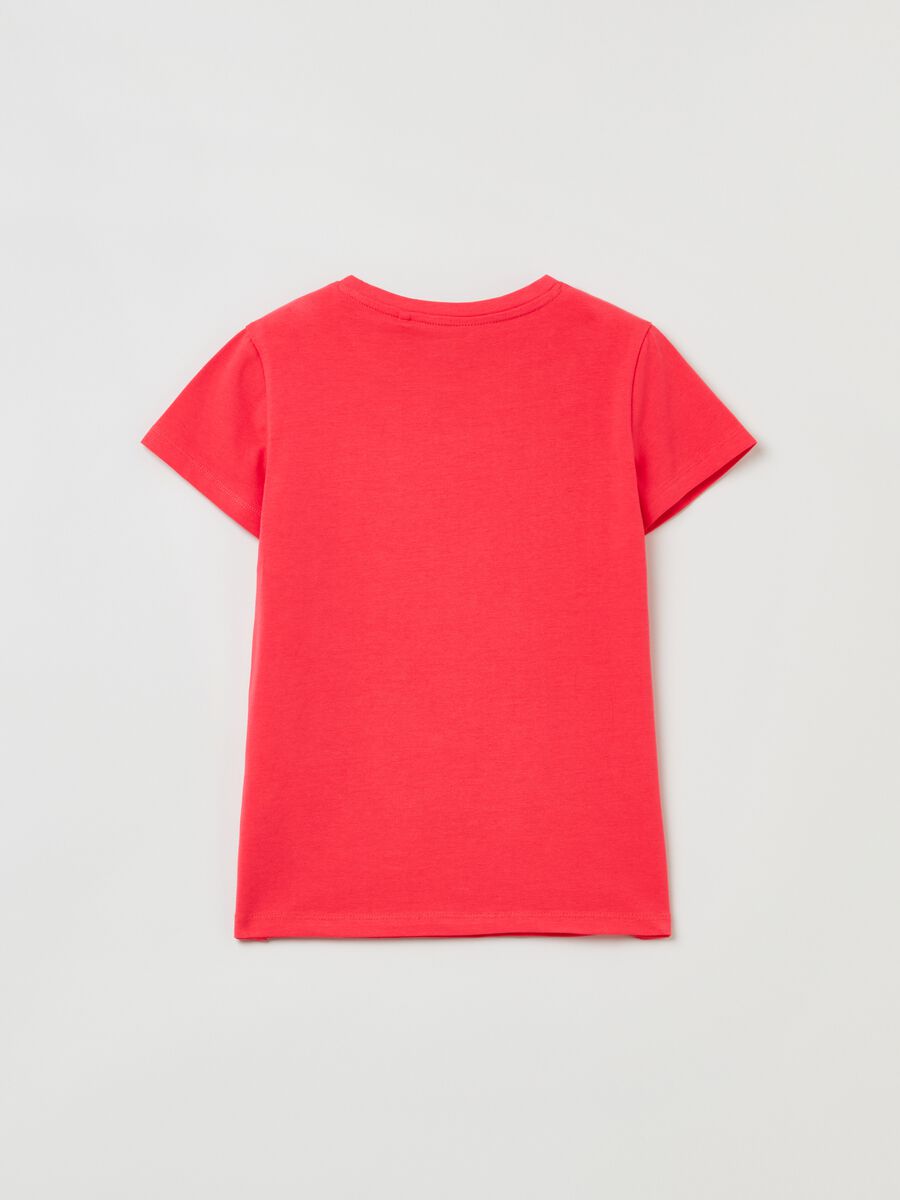 Stretch cotton T-shirt with crew-neck_1