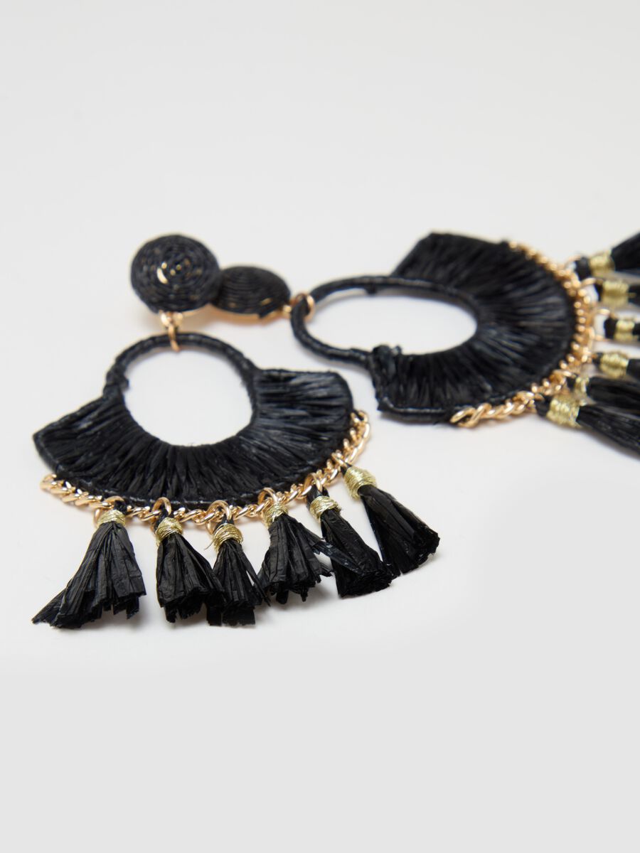 Half-moon earrings with tassels_1