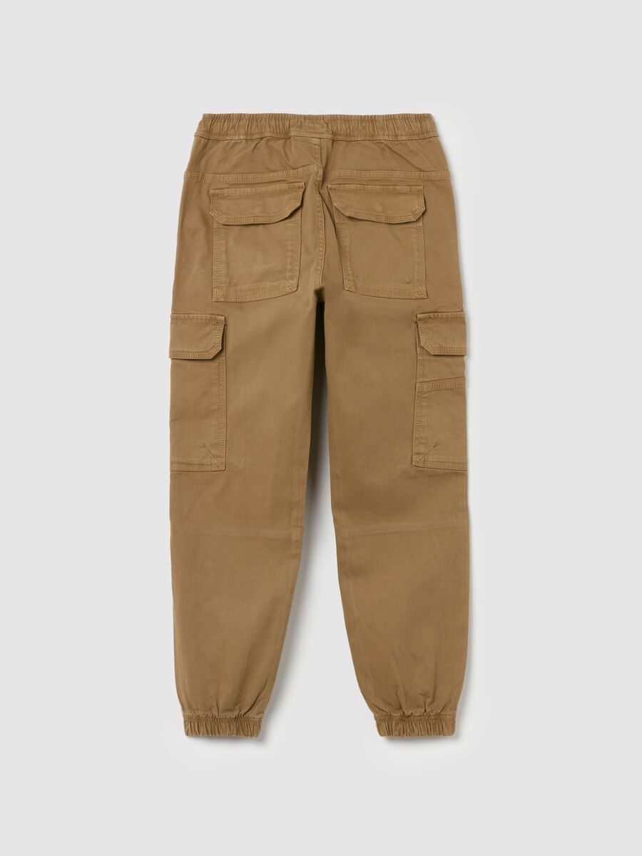 Cargo joggers with drawstring_1