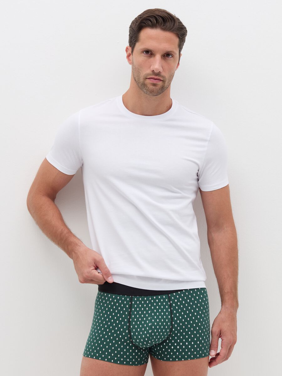 Three-pack boxer shorts with micro pattern_0