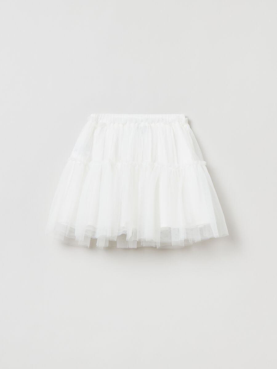 Miniskirt with tulle flounces_1