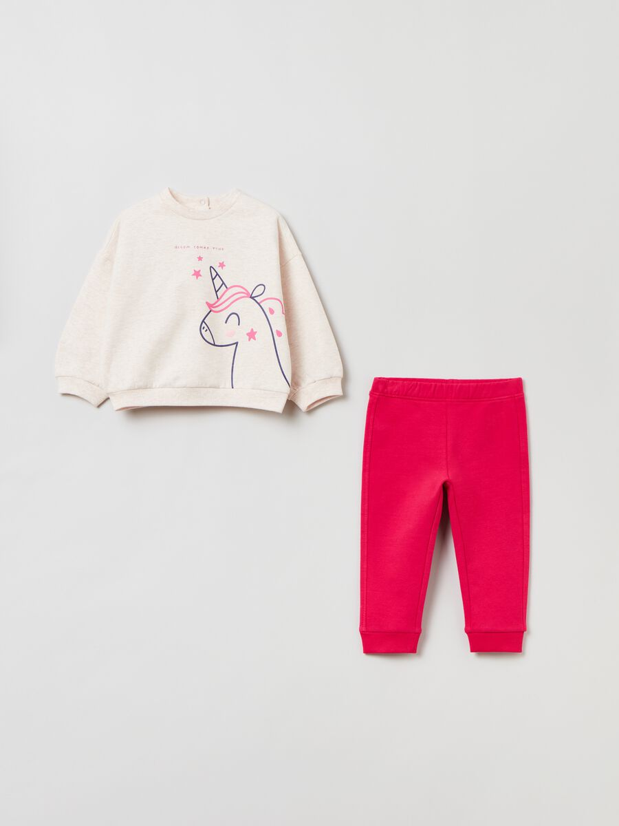 Jogging set with unicorn print_0