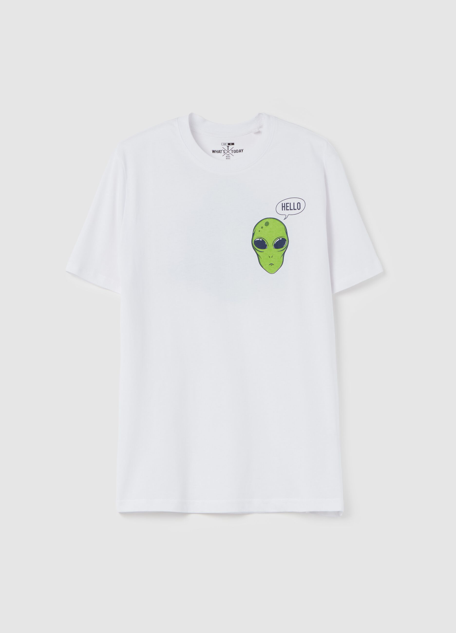 T-shirt with alien print