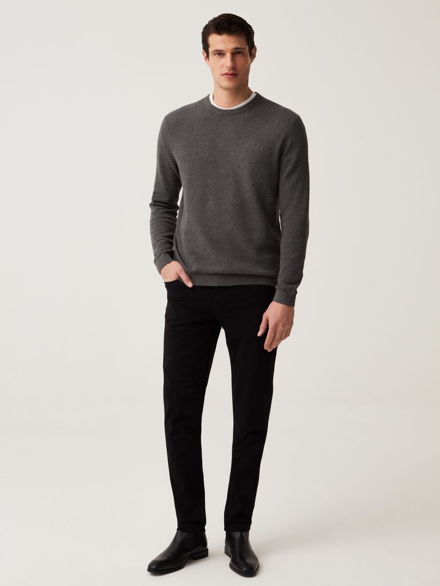 Skinny-fit trousers with five pockets_0