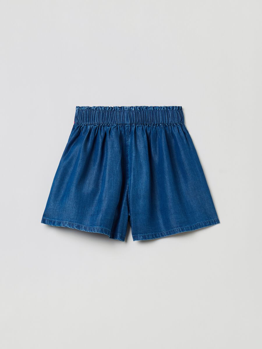 Shorts in Lyocell with embroidery_1