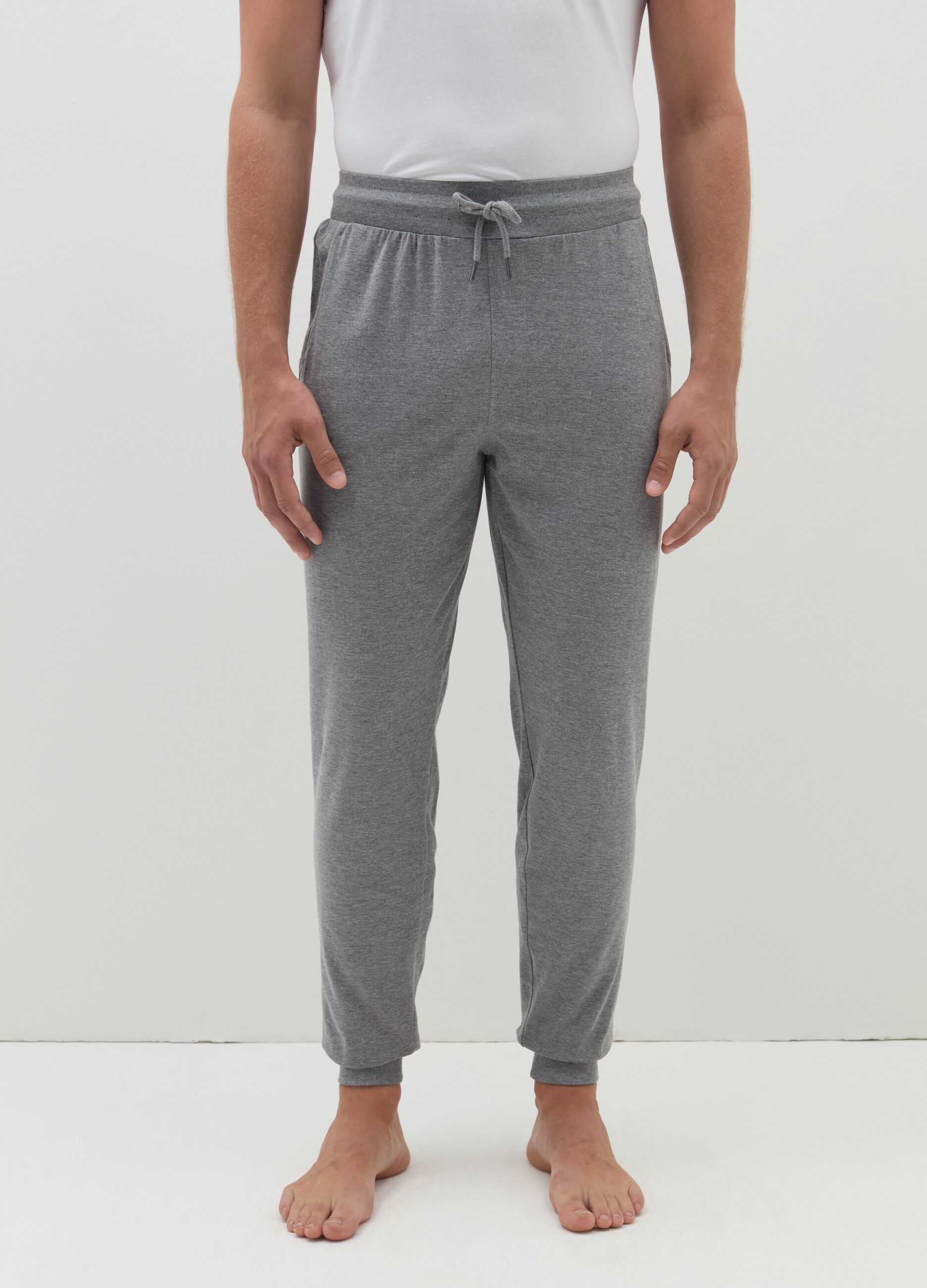 Pyjama trousers with drawstring