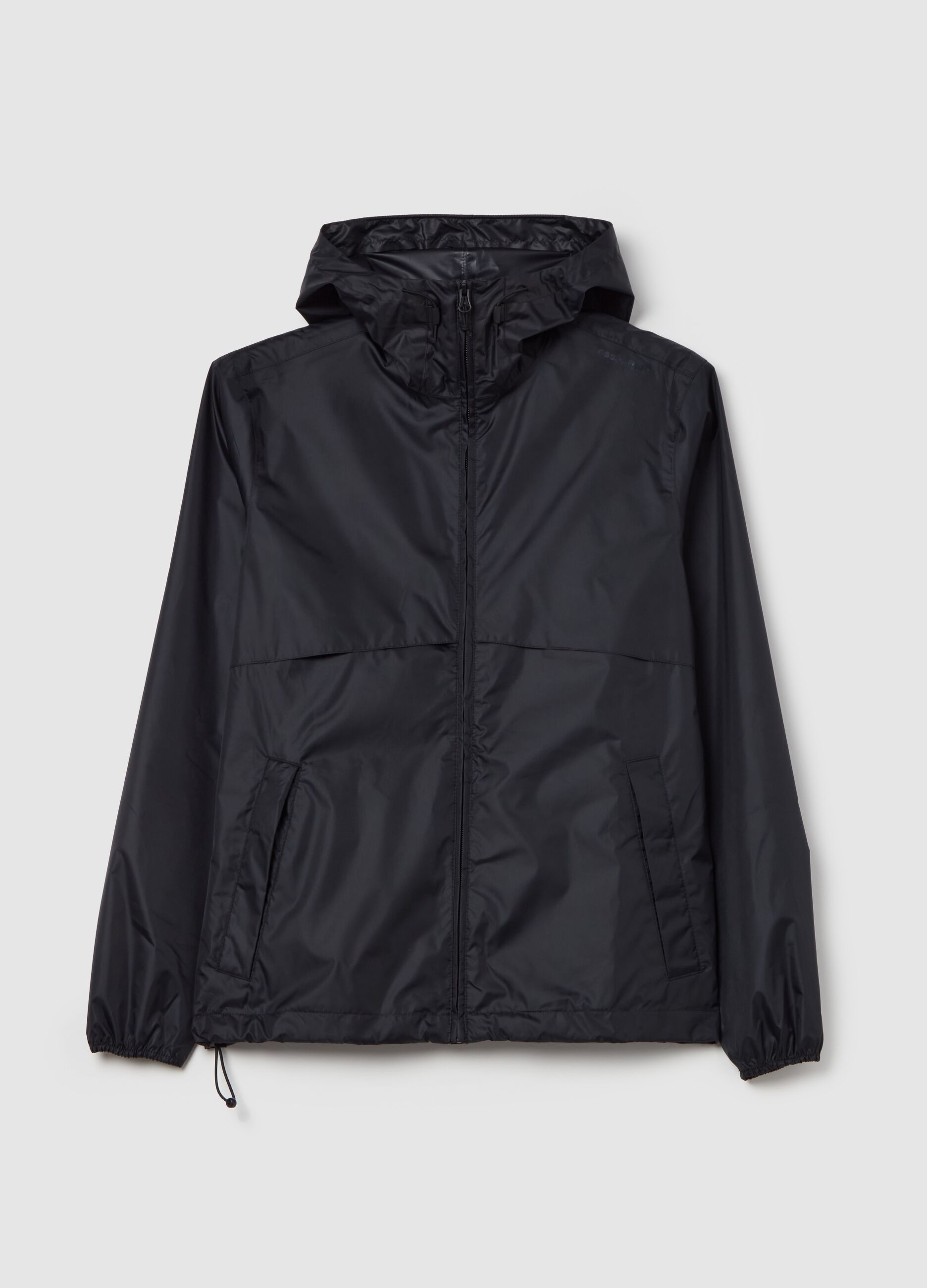 Full-zip waterproof jacket