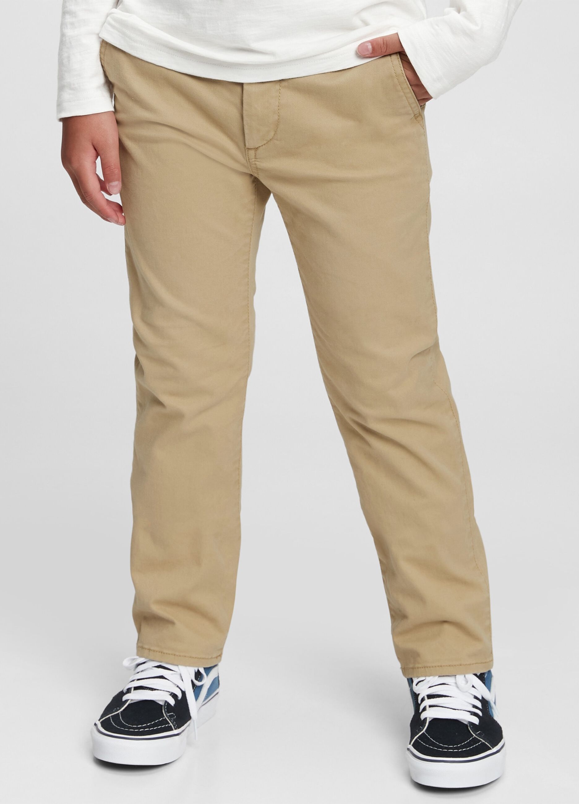 Stretch cotton chinos