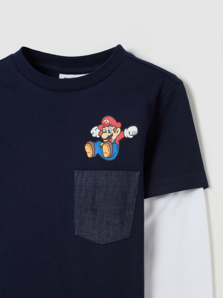 Long-sleeved T-shirt with Super Mario™ print_2