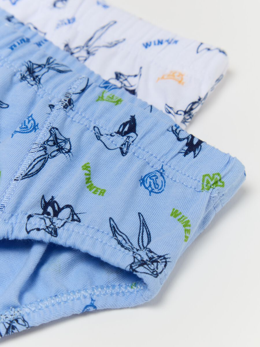 Pack cinco calzoncillos de algodón orgánico Pato Lucas y Bugs Bunny_3