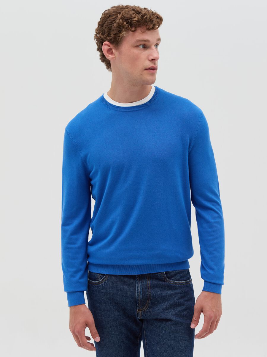 Round neck pullover_1