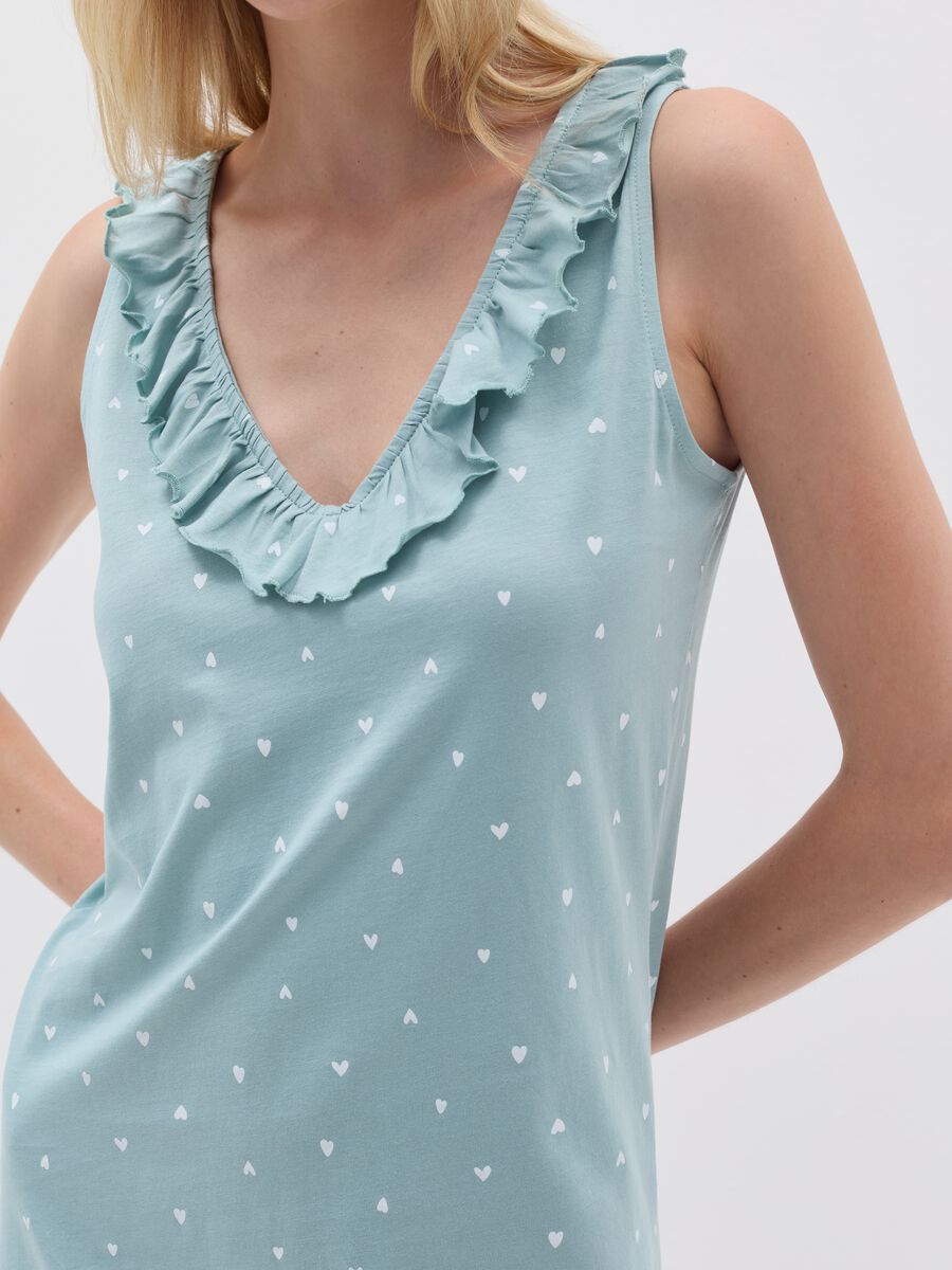 Nightdress with small hearts print_3