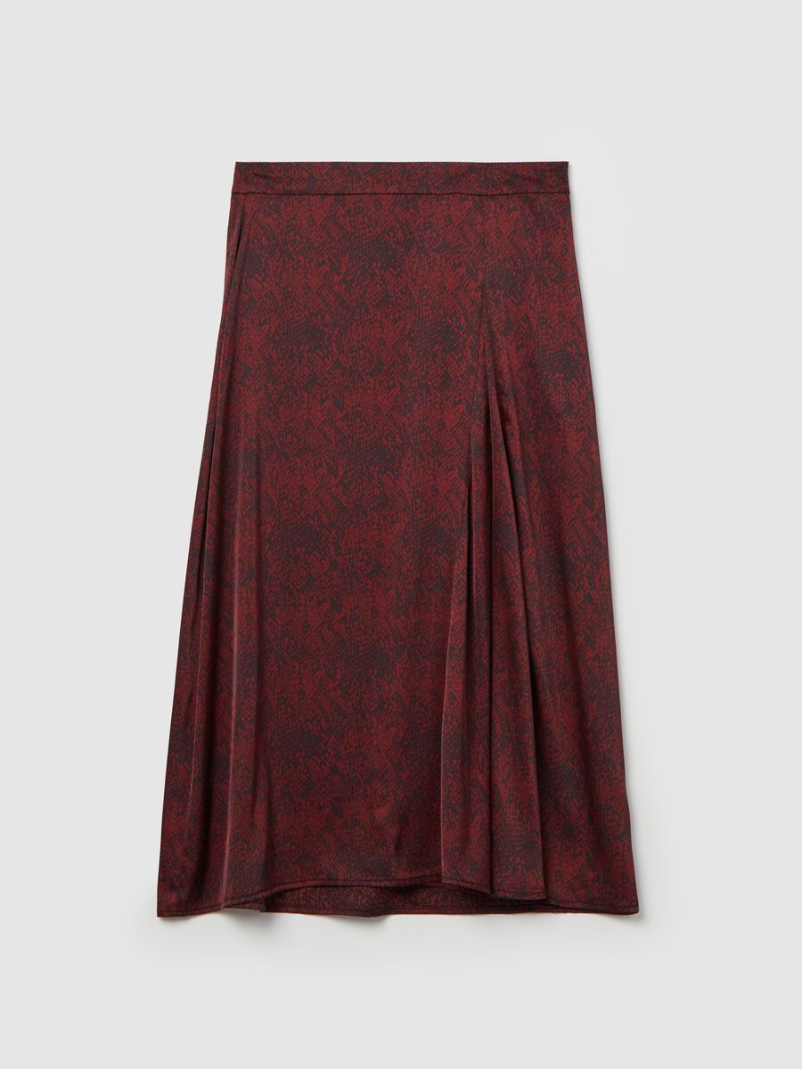 Midi skirt with print_4