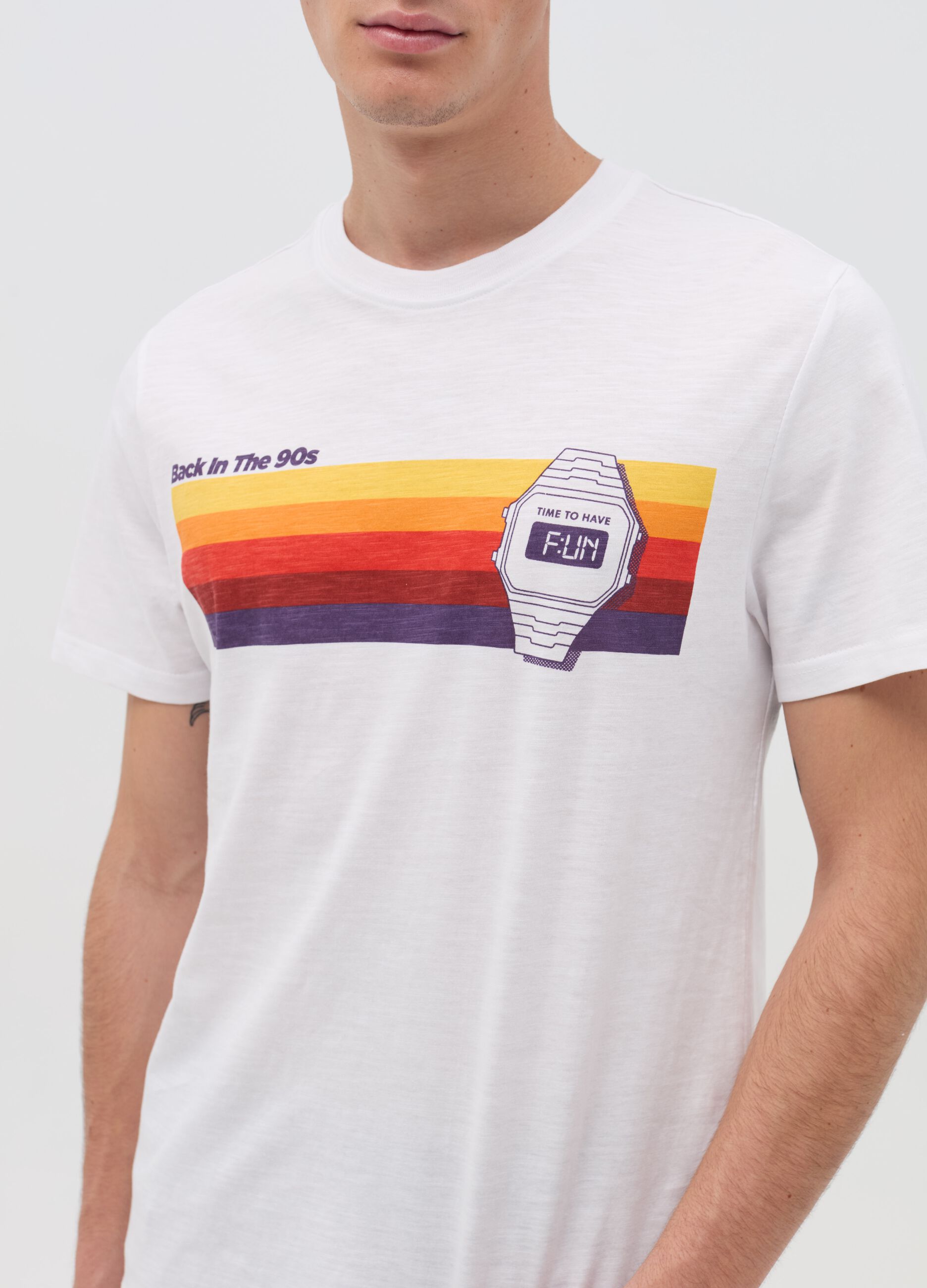 T-shirt with “Back in the 90s” print