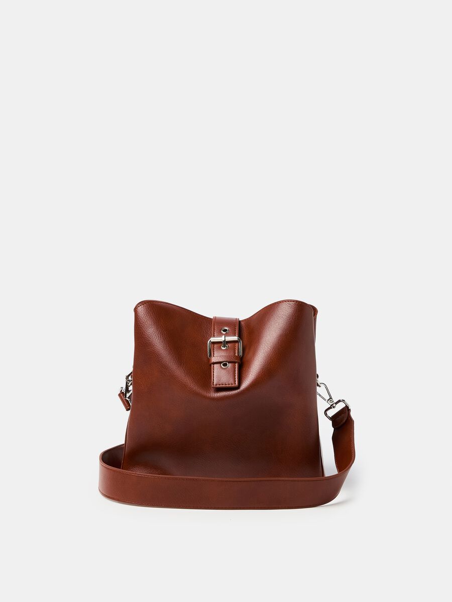 Bucket bag with external pockets_0