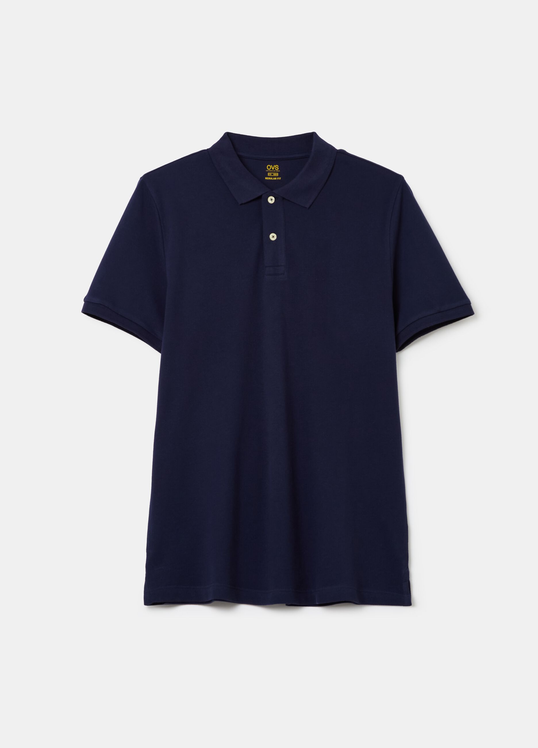 Cotton pique polo shirt