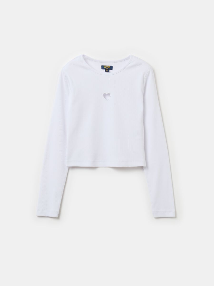 Long-sleeved T-shirt with heart_3