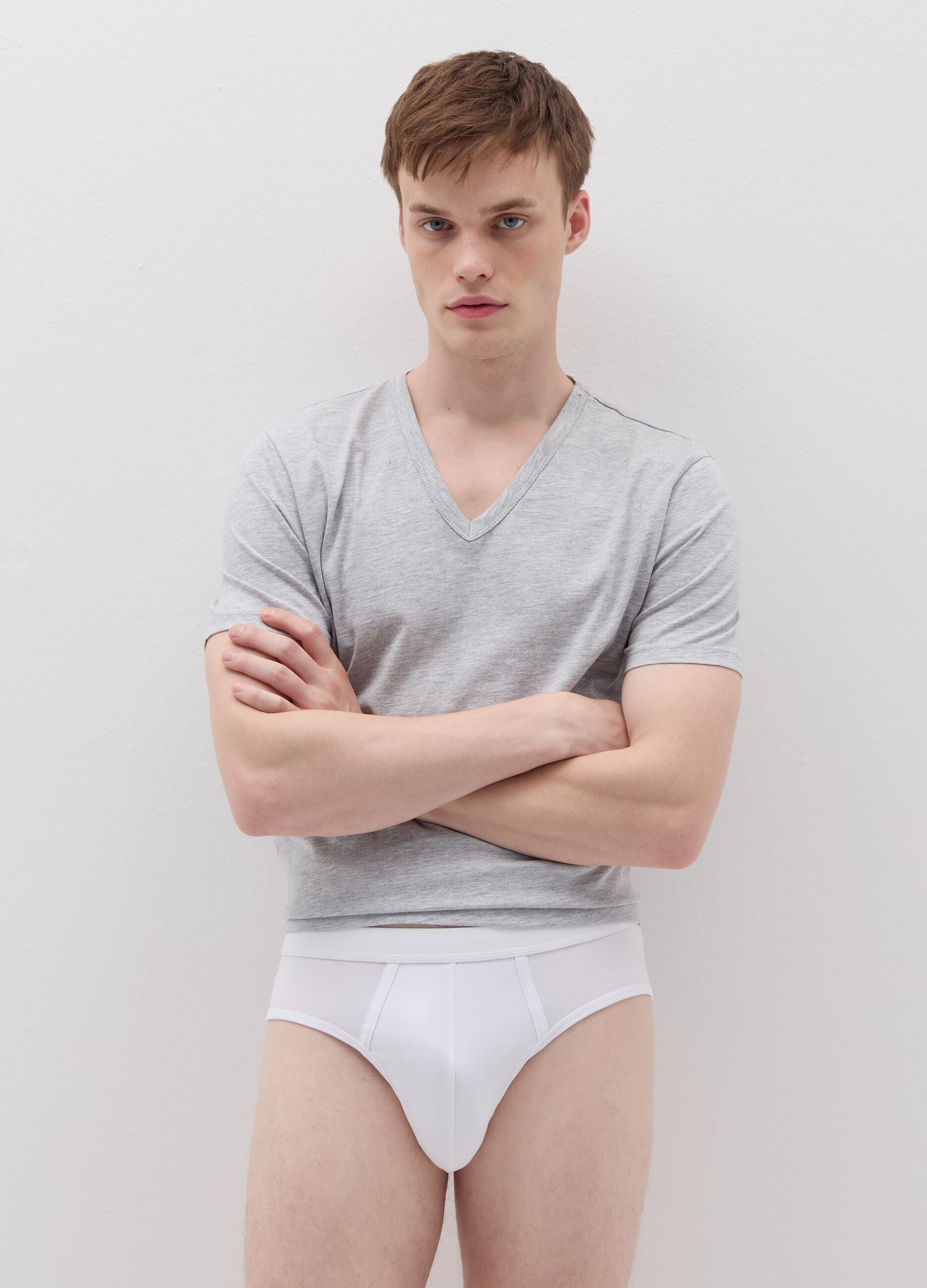 Two-pack briefs in stretch Supima cotton