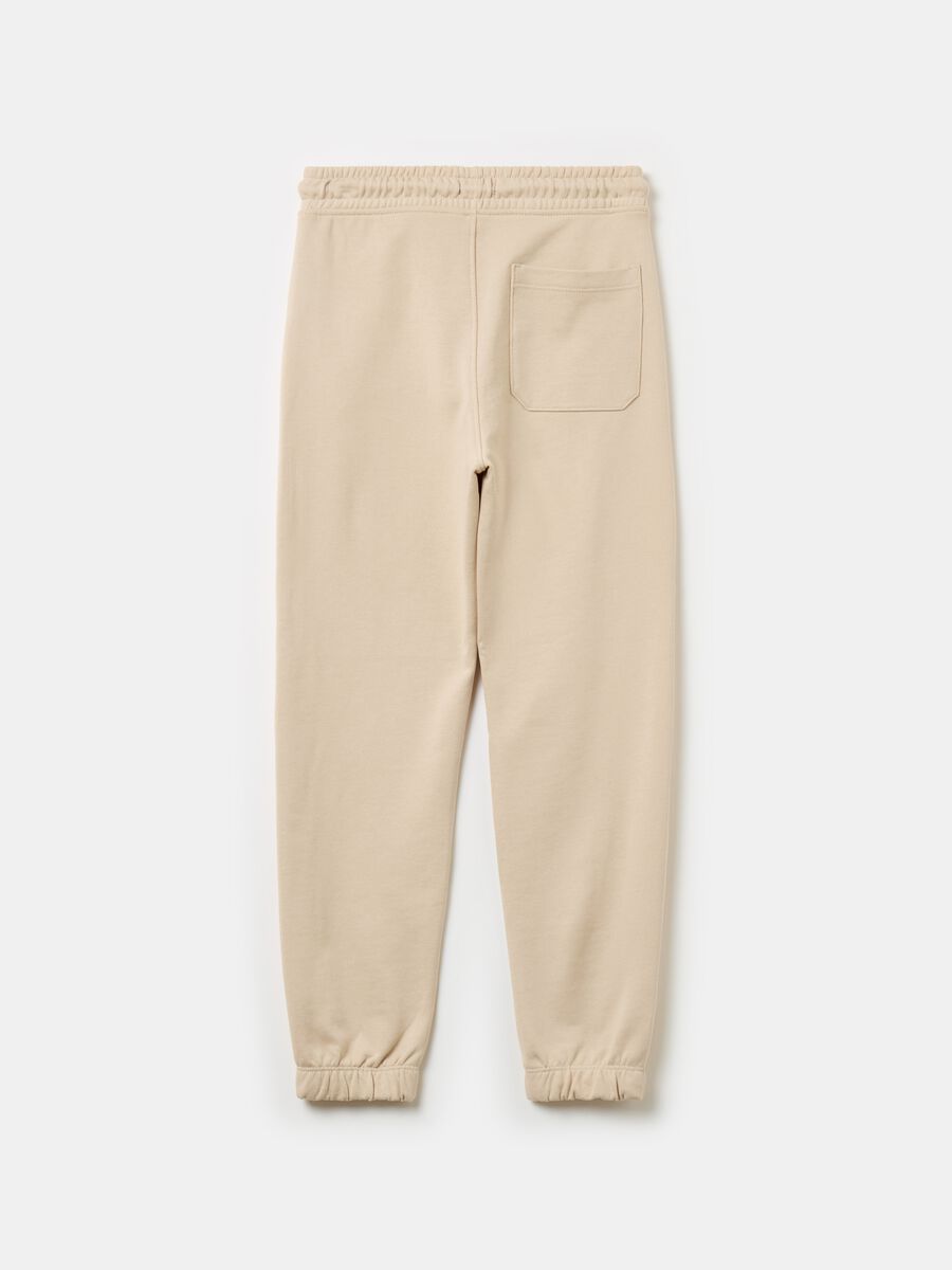 Essential joggers in organic cotton with drawstring_4