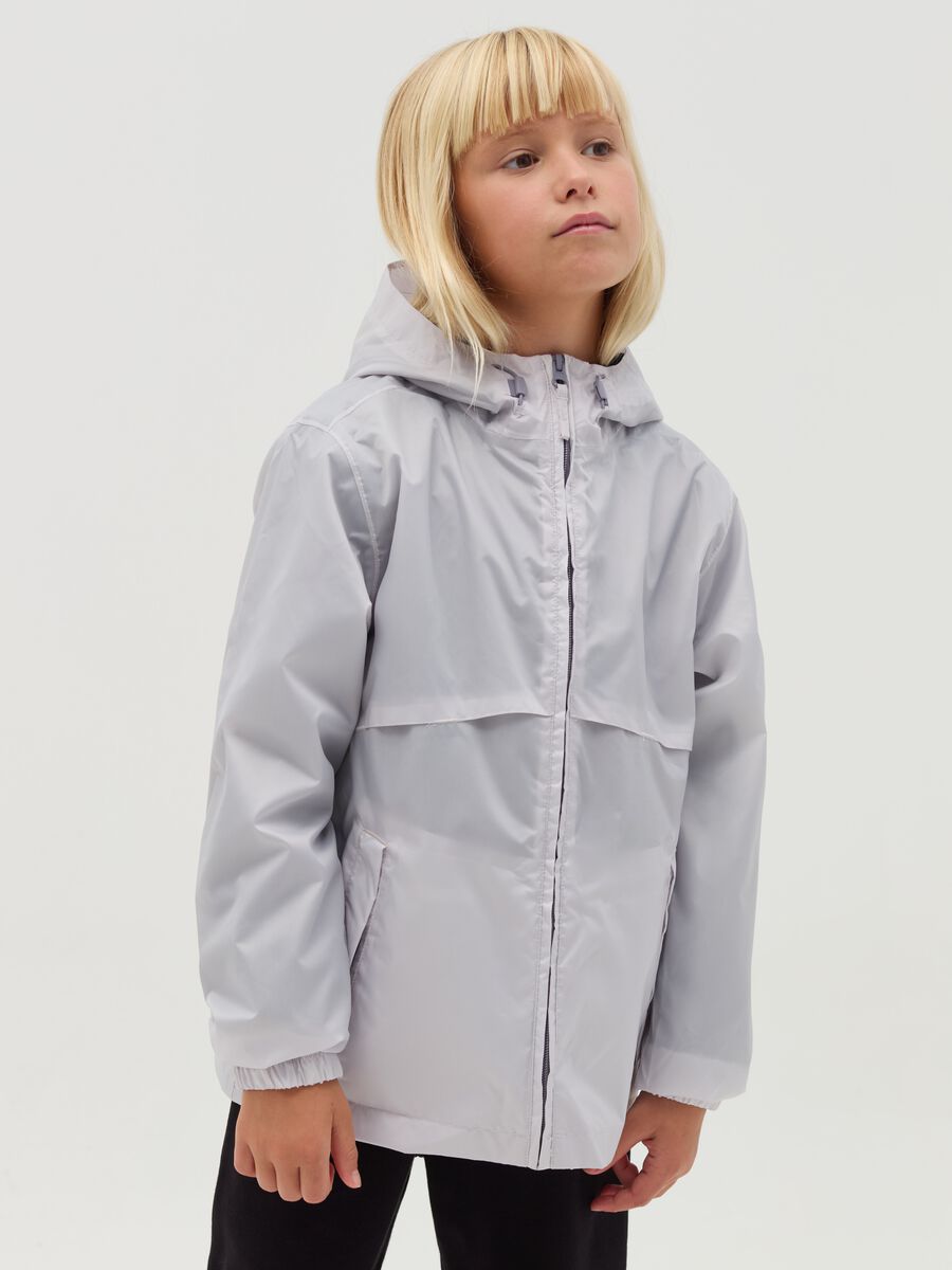 Waterproof jacket with hood_0