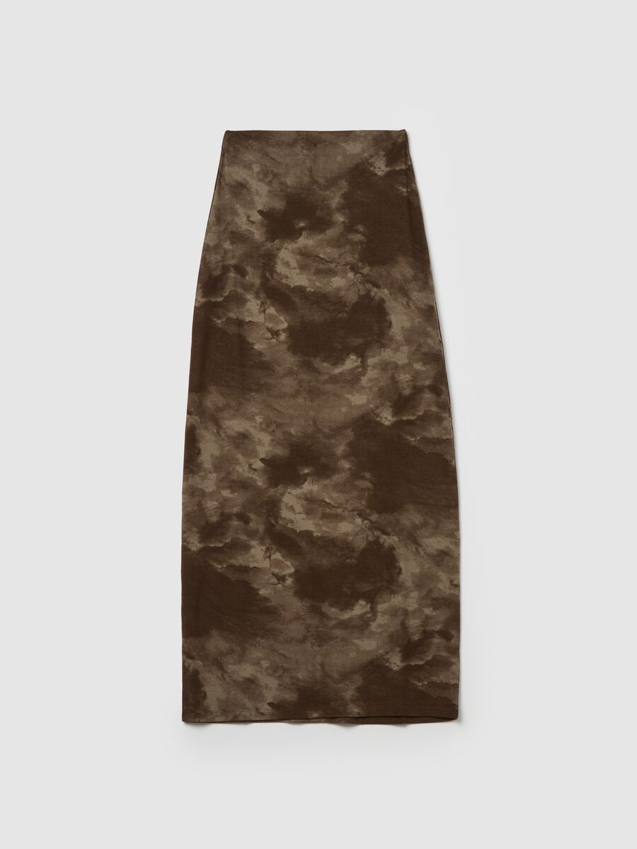 Long camouflage pencil skirt_4