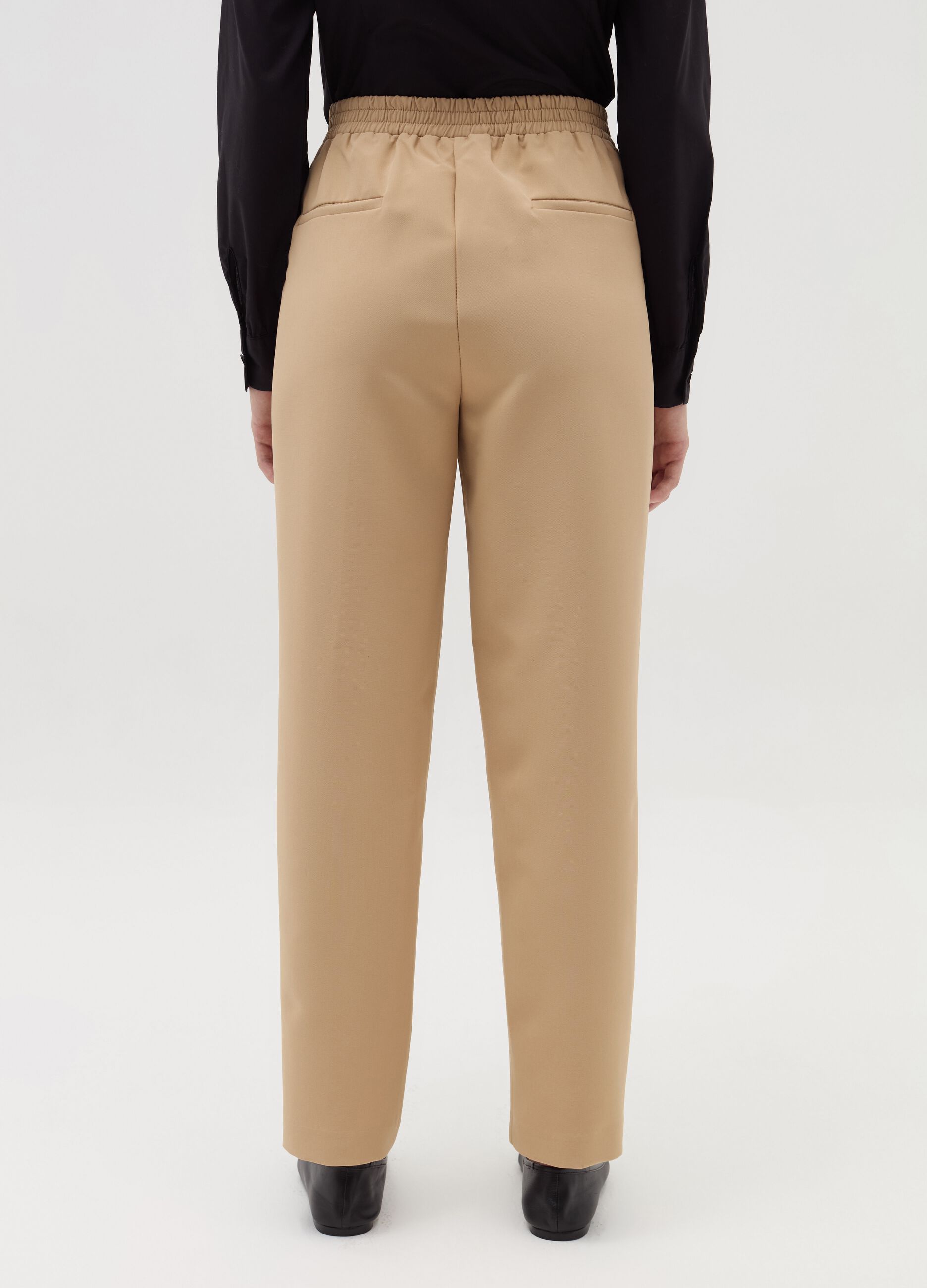 Stretch cigarette trousers