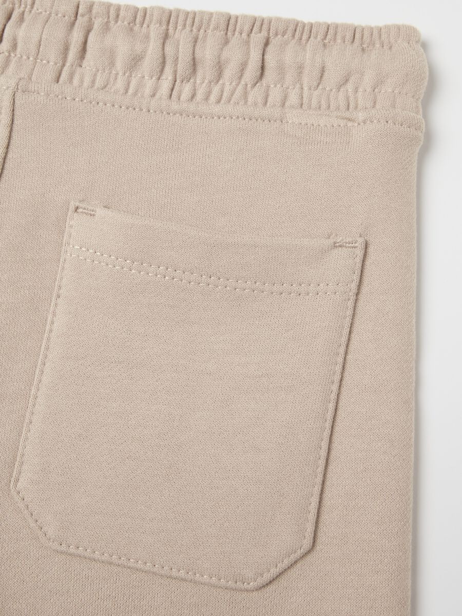 Essential joggers in organic cotton with drawstring_3