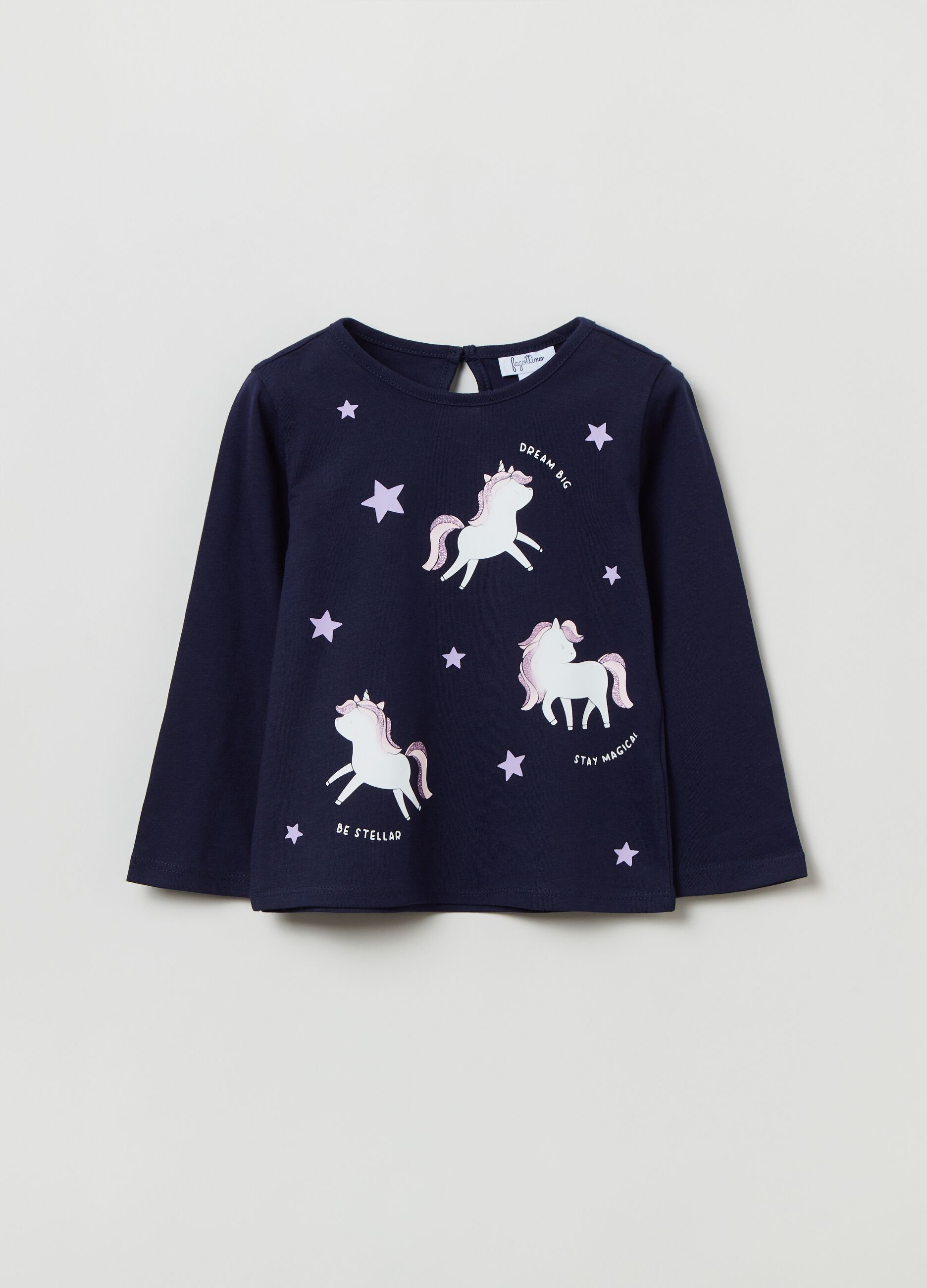 Long-sleeved T-shirt with print