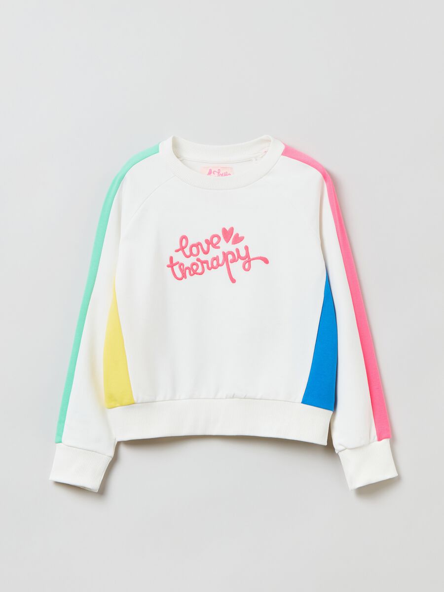 Sweatshirt with Love Therapy embroidery_0