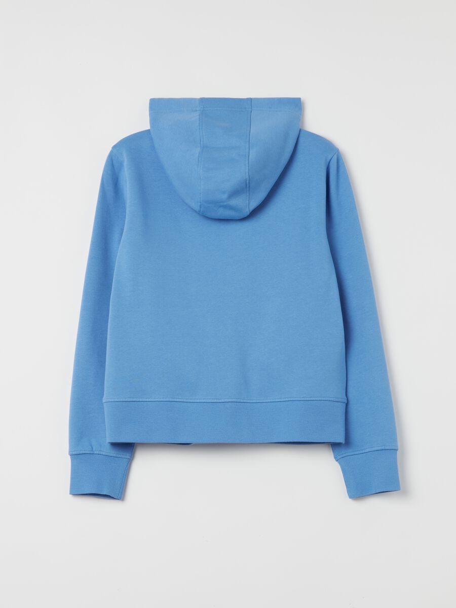 Organic cotton full-zip sweatshirt with hood_1