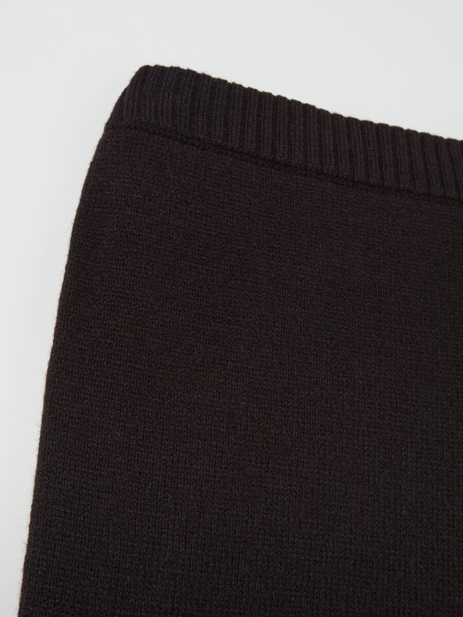 Contemporary knit miniskirt_5