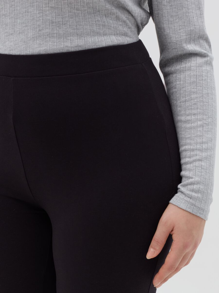 Curvy stretch cotton leggings_2