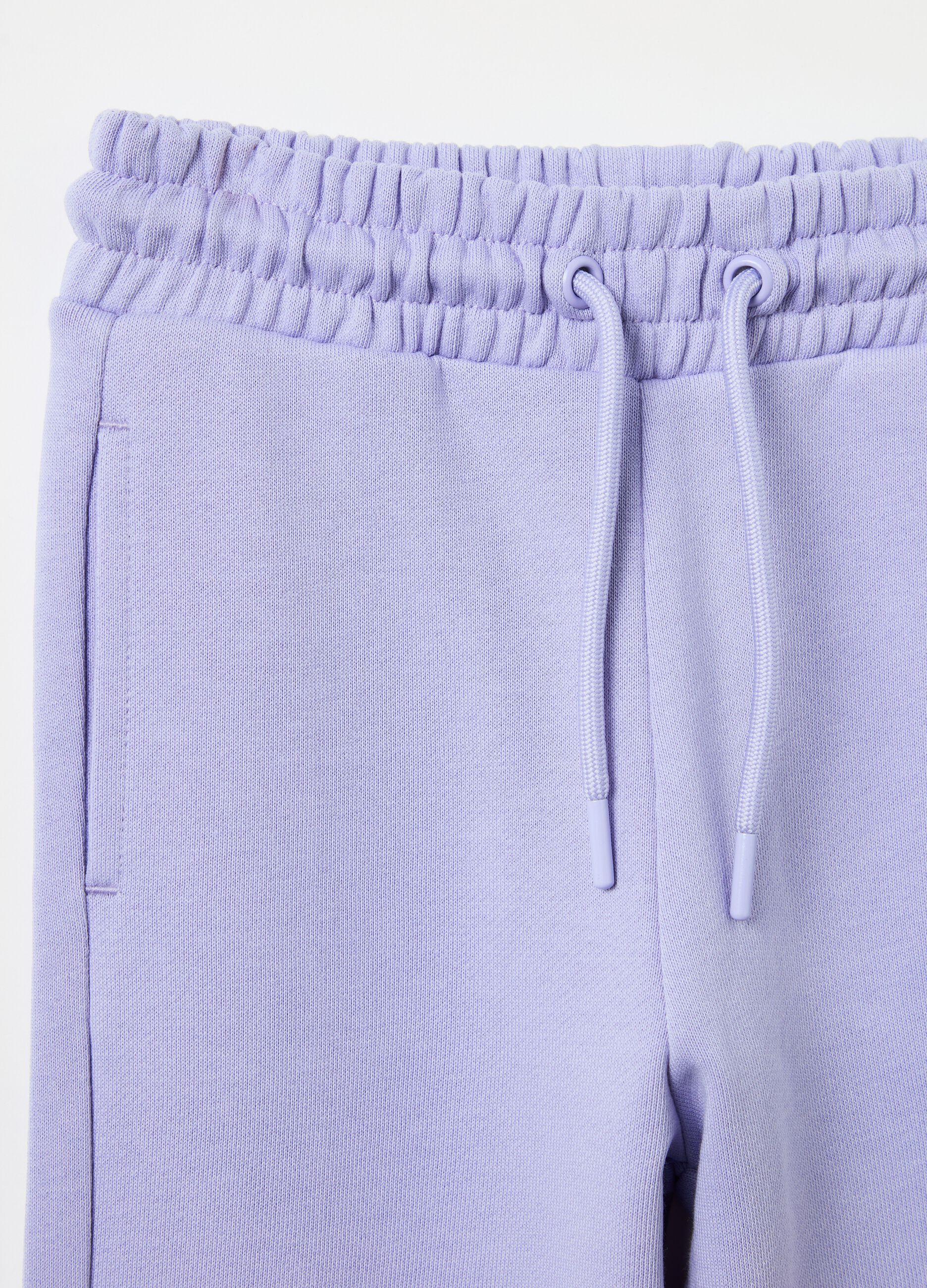 Essential joggers in organic cotton with drawstring