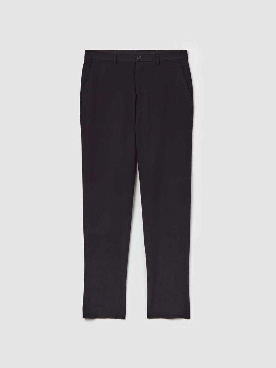 Pantaloni chino in viscosa stretch_0