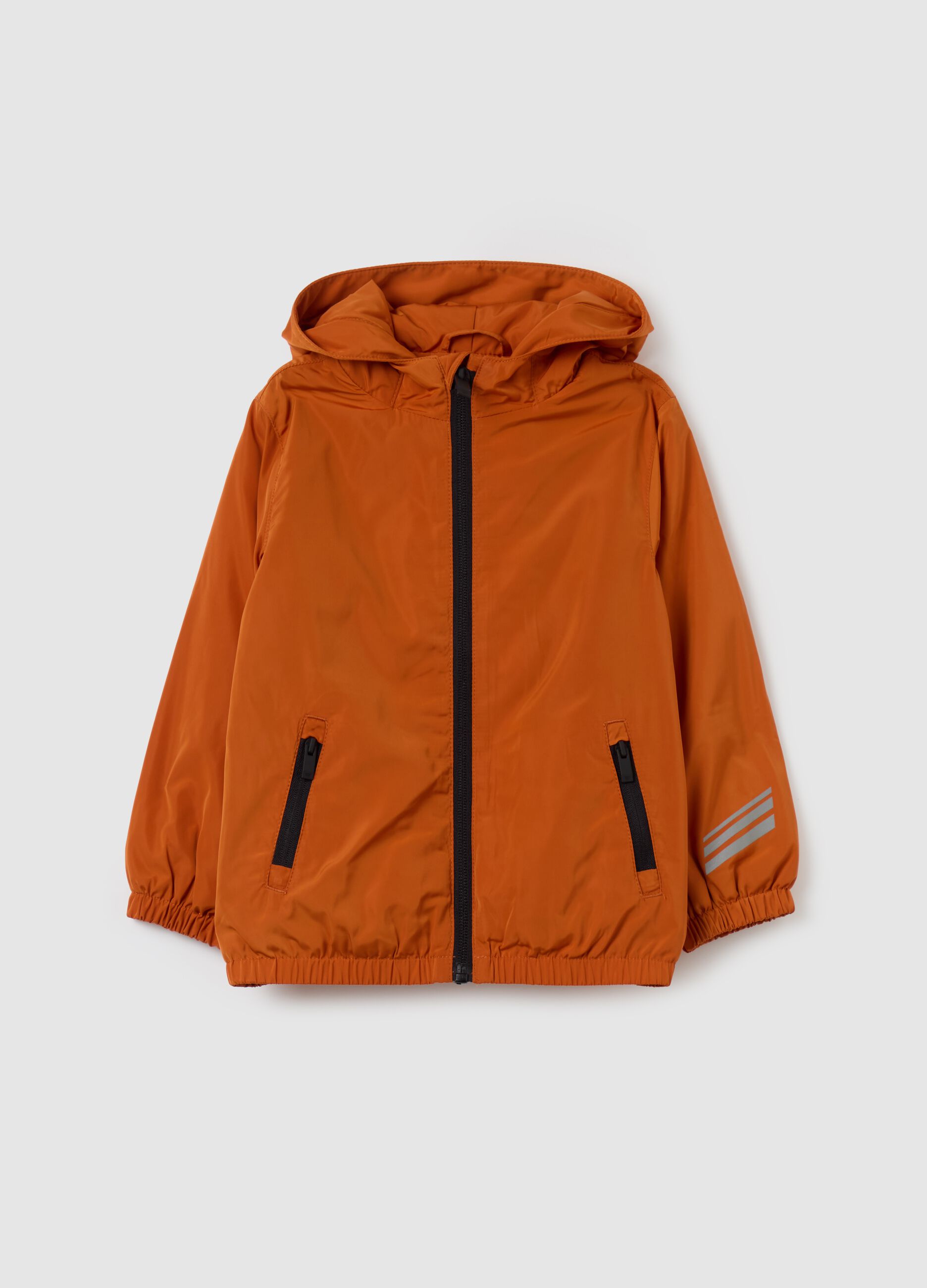 Waterproof jacket with hood