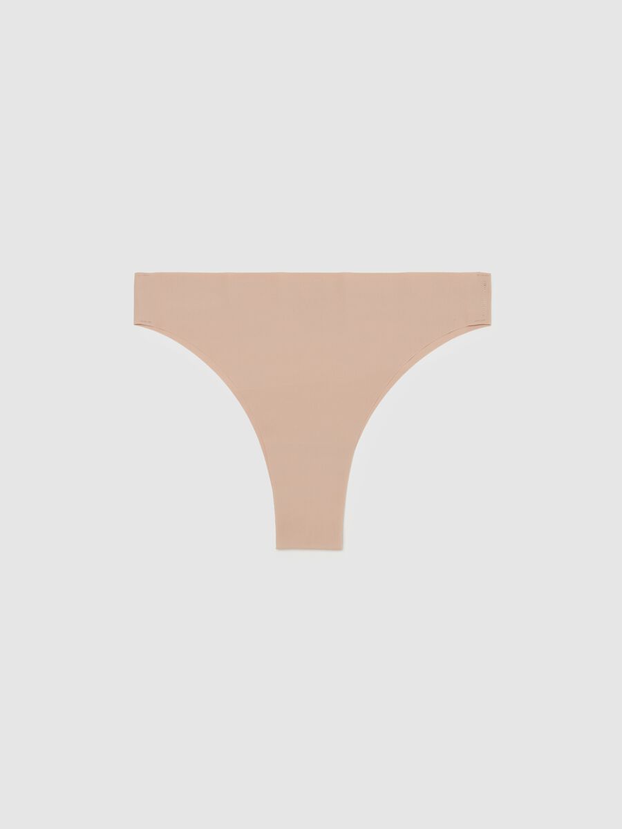 Microfibre Brazilian-cut briefs with lace cut detail_4