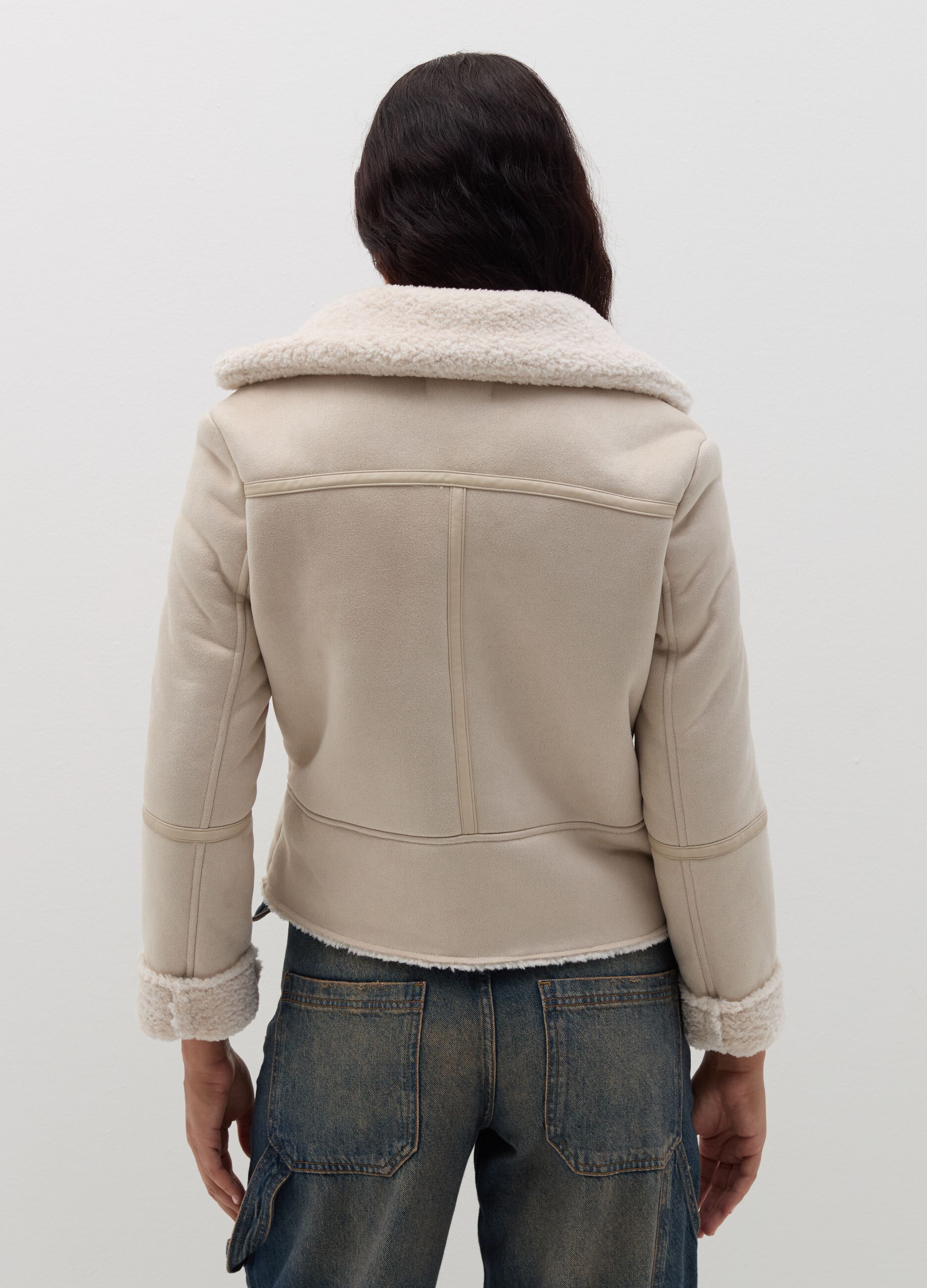 Sheepskin with sherpa lining