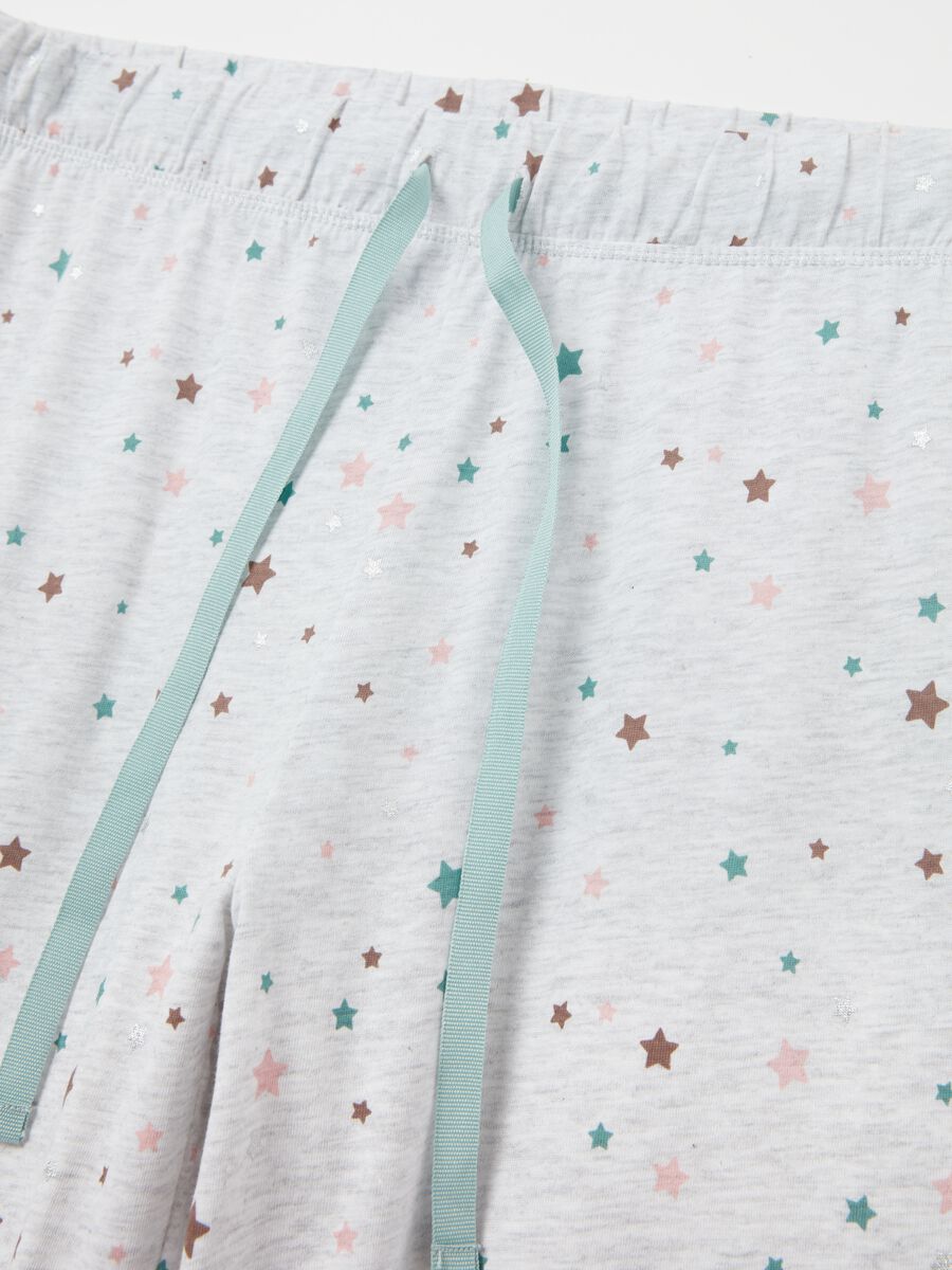 Long pyjamas with small stars print_5