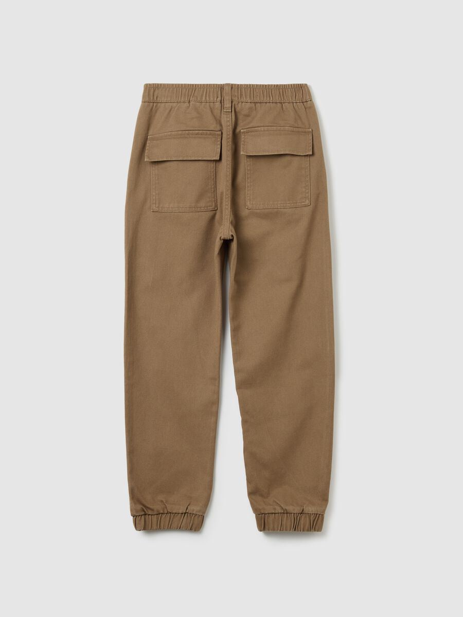 Jogger trousers in cotton_1