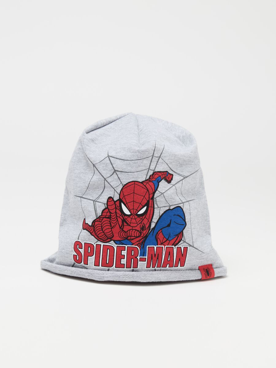 Hat in French terry with Spider-Man print_2