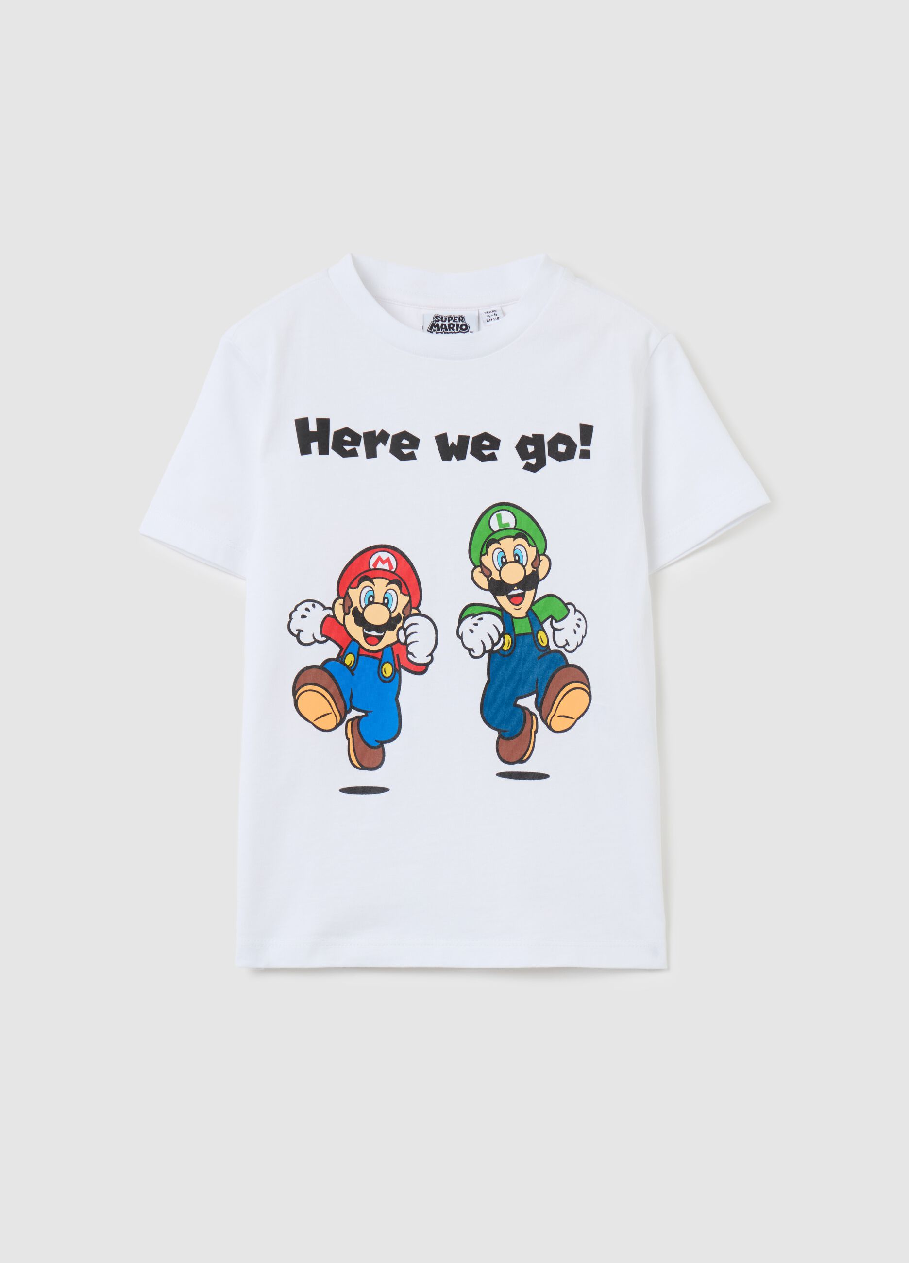 Cotton T-shirt with Super Mario™ print