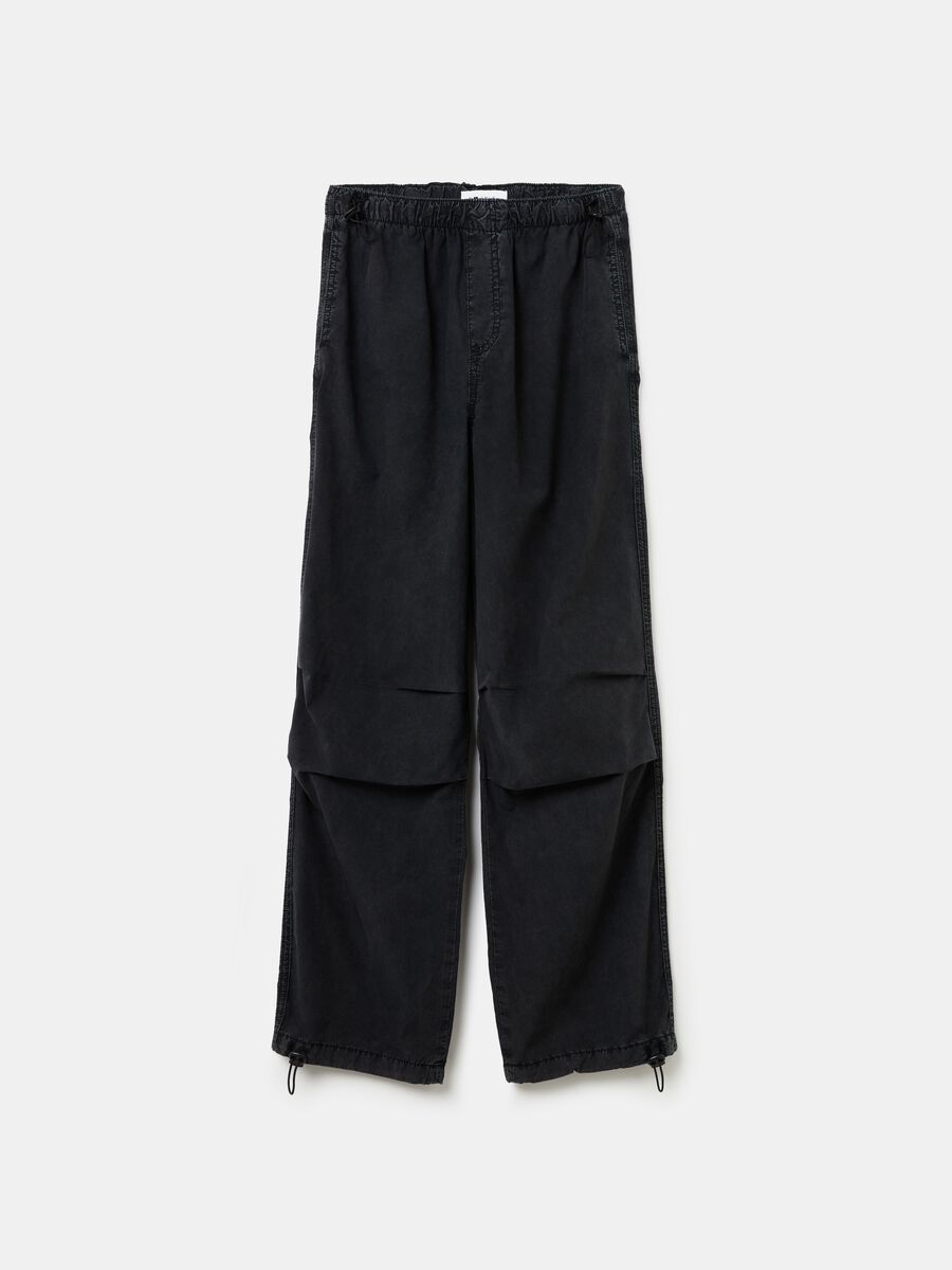 Cotton parachute trousers_4