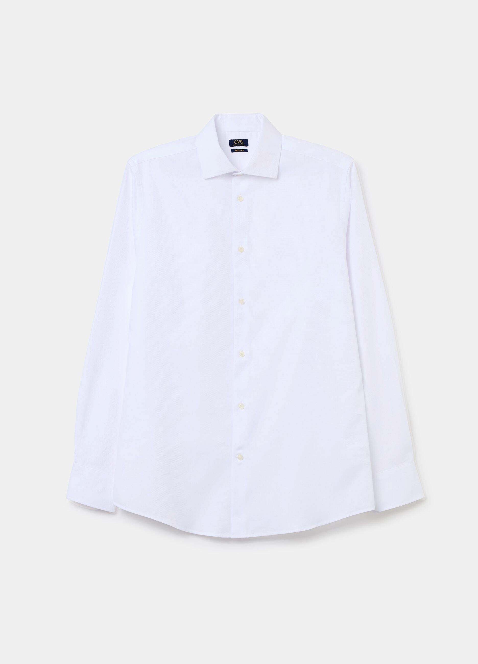 Regular-fit easy-iron shirt