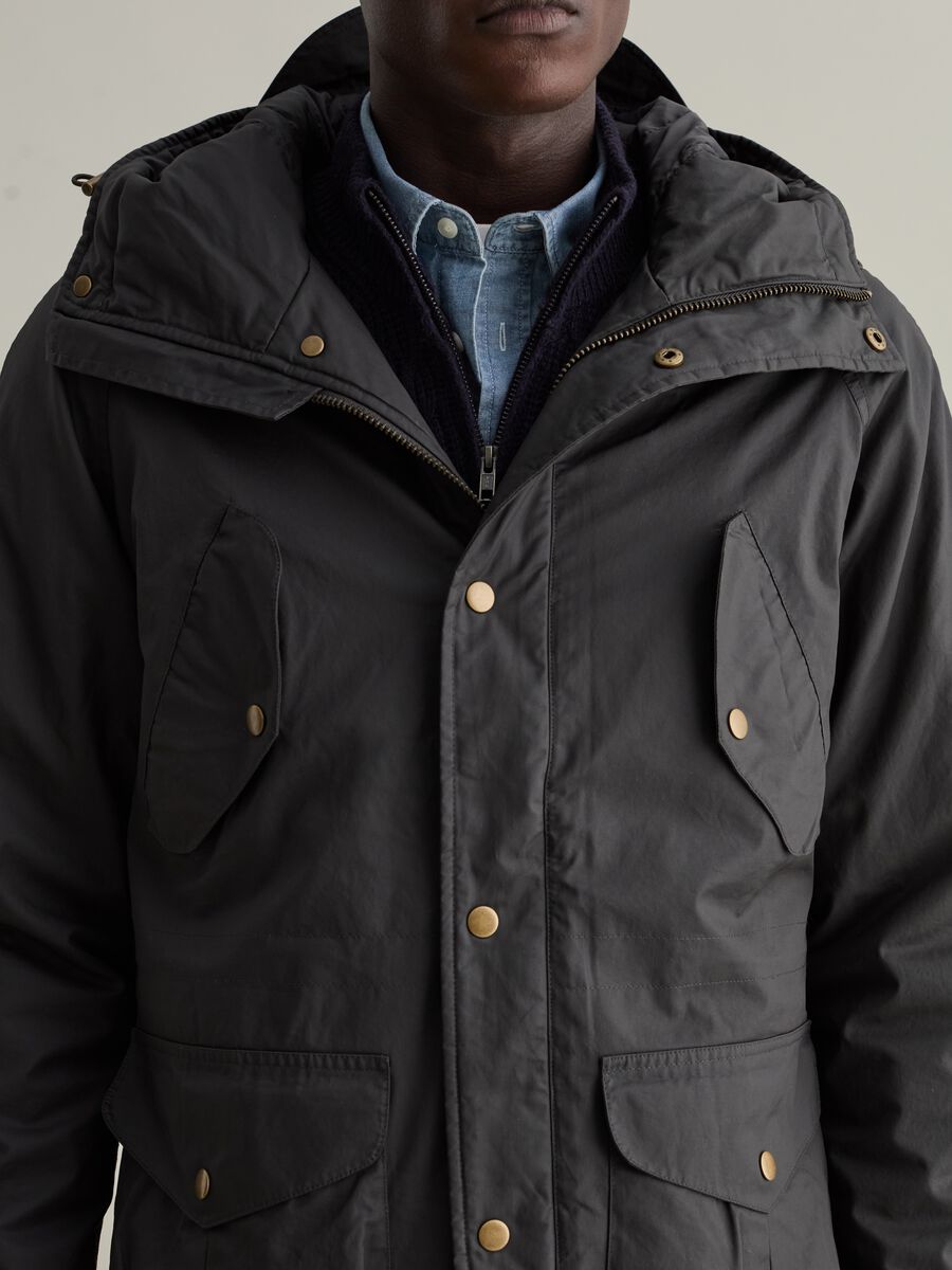 Short jacket with hood_2