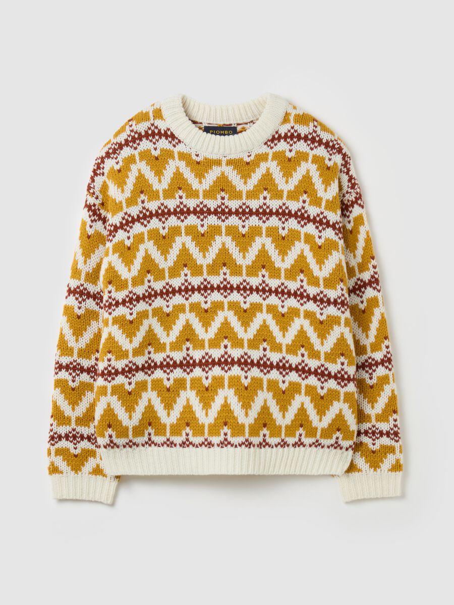 Pullover with jacquard Norwegian motif_4