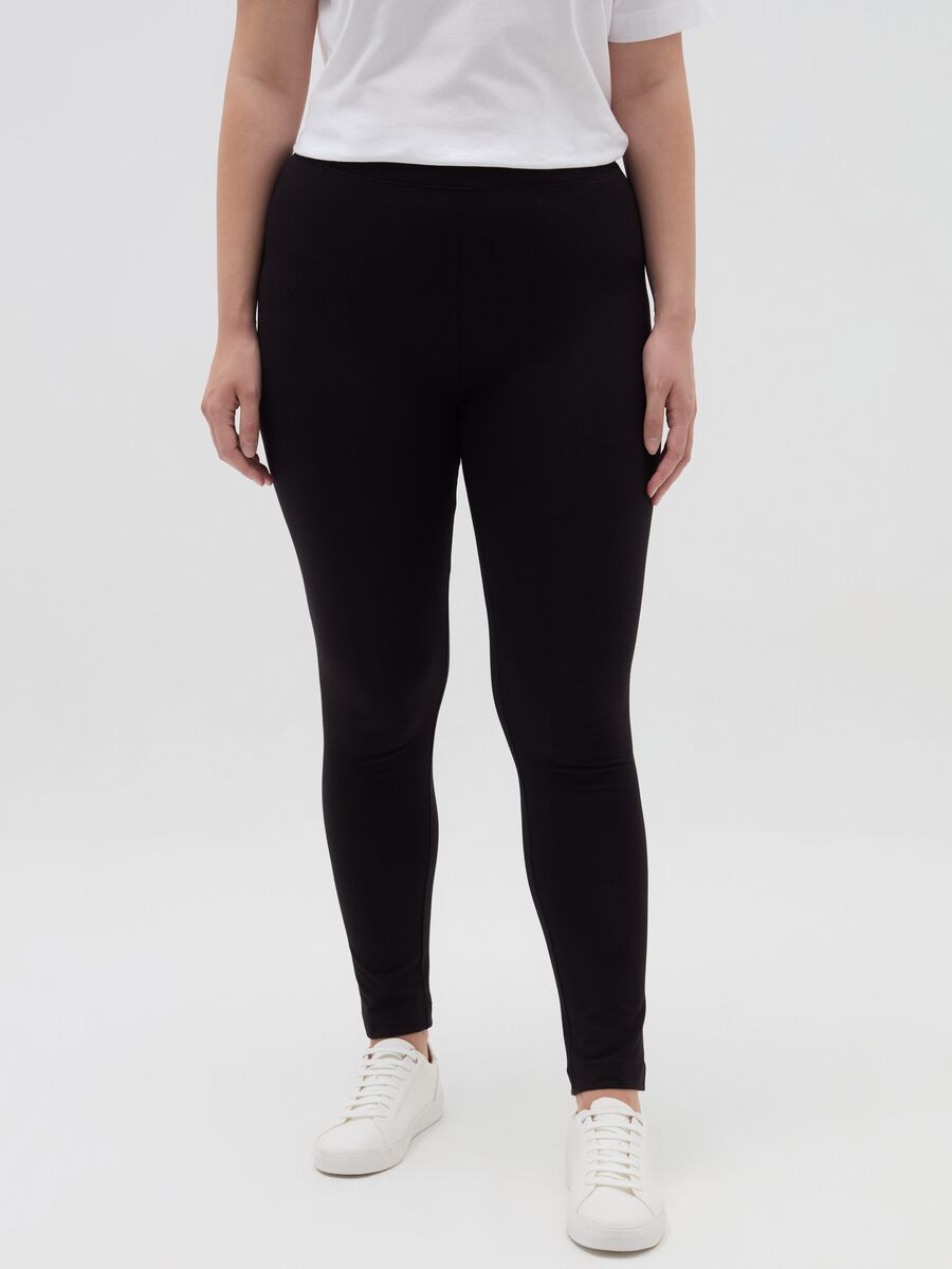 Leggings de algodón elástico Curvy_1