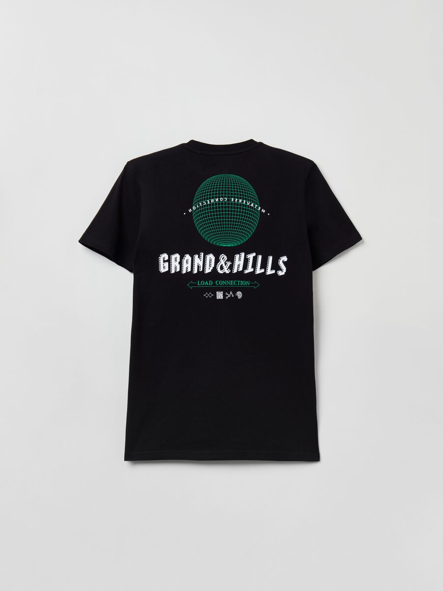 T-shirt in cotone stampa Grand&Hills_1