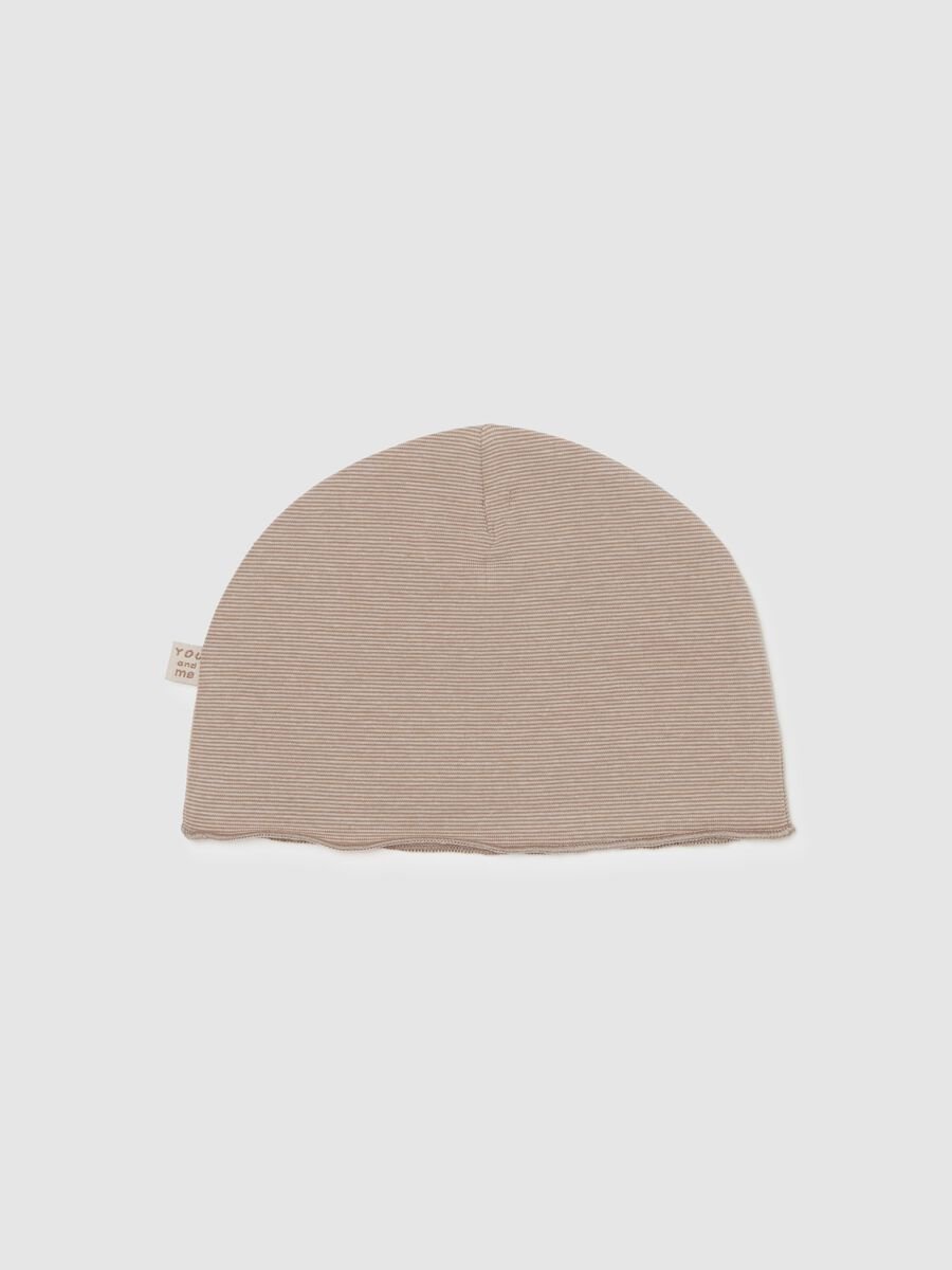 Striped organic cotton hat_0