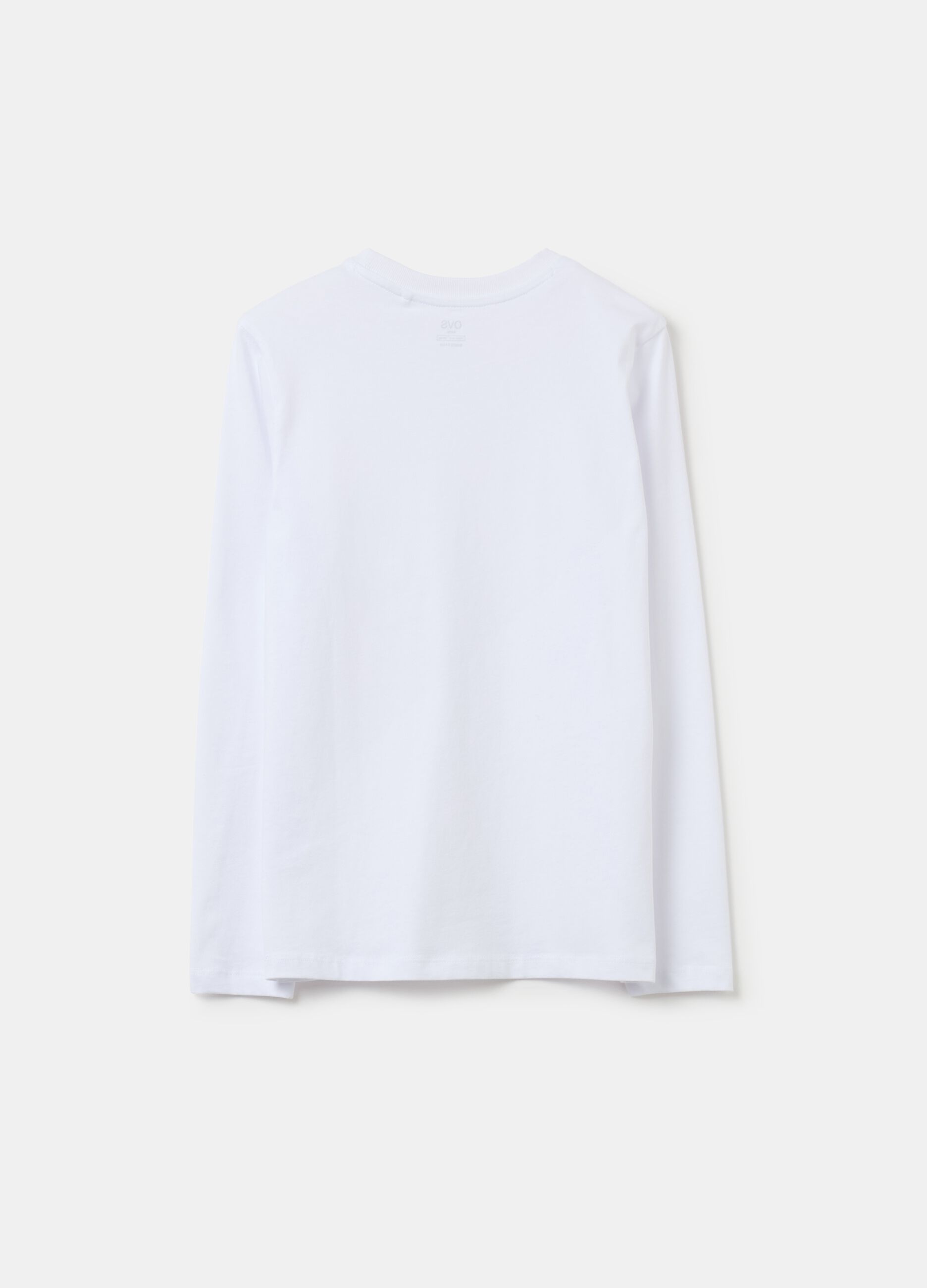 Organic cotton T-shirt with long sleeves